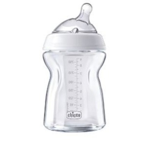Chicco biberon nat feel vetro 0m+ 250 ml
