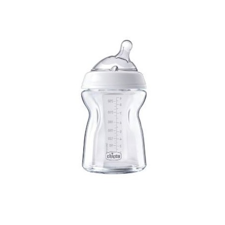 Chicco biberon nat feel vetro 0m+ 250 ml Chicco biberon nat feel vetro 0m+ 250 ml