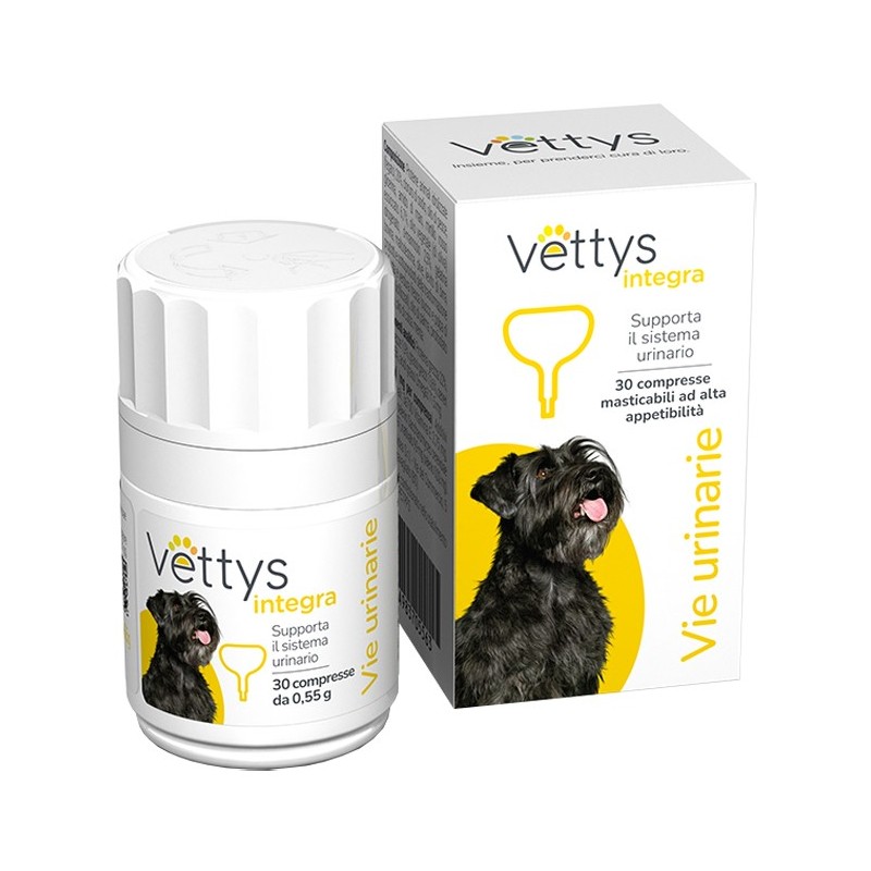 Vettys integra vie urinarie cane 30 compresse masticabili Vettys integra vie urinarie cane 30 compresse masticabili