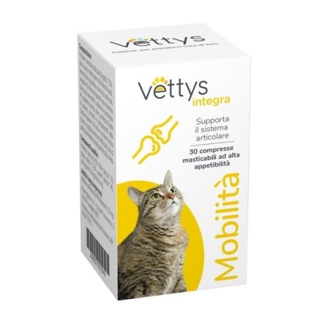 Vettys integra mobilita' gatto 30 compresse masticabili Vettys integra mobilita' gatto 30 compresse masticabili