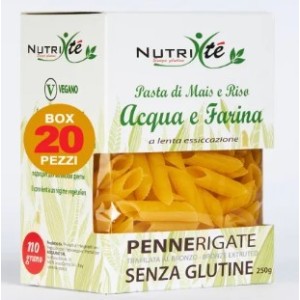 Nutri te' penne rigate acqua e farina mais e riso 250 g