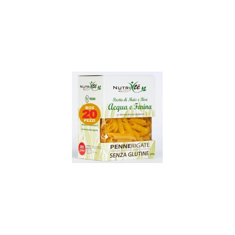 Nutri te' penne rigate acqua e farina mais e riso 250 g