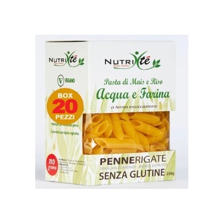 Nutri te' penne rigate acqua e farina mais e riso 250 g
