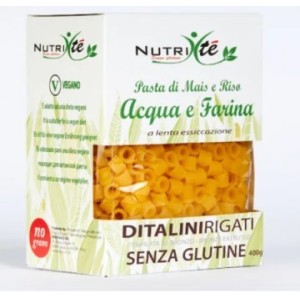 Nutri te' ditalini rigati acqua e farina mais e riso 250 g
