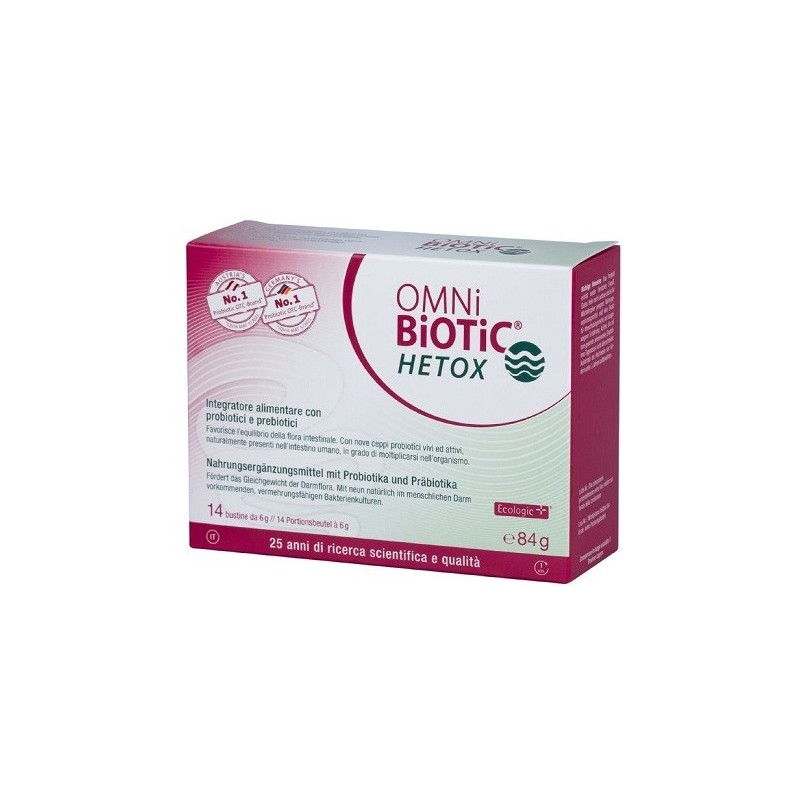 Omni biotic hetox 14 bustine da 6 g