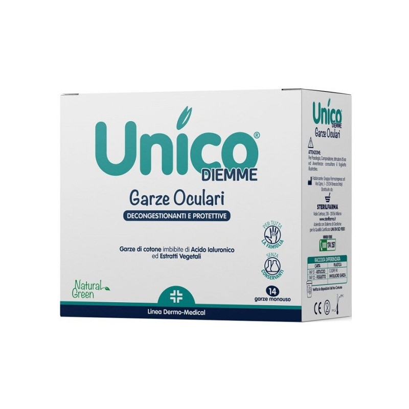 Unico garze oculari 14 pezzi