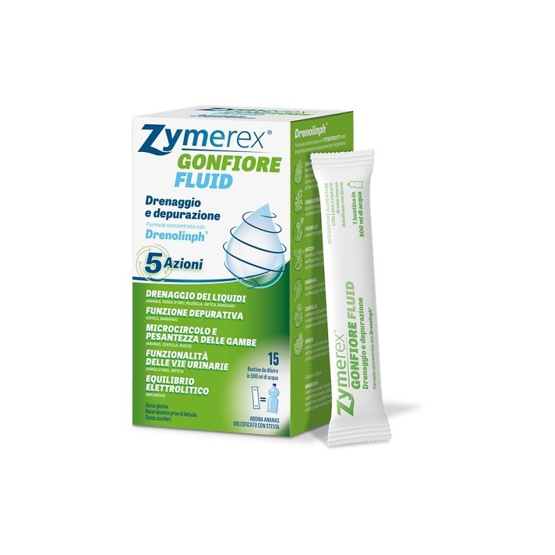 Zymerex gonfiore fluid ananas 15 bustine