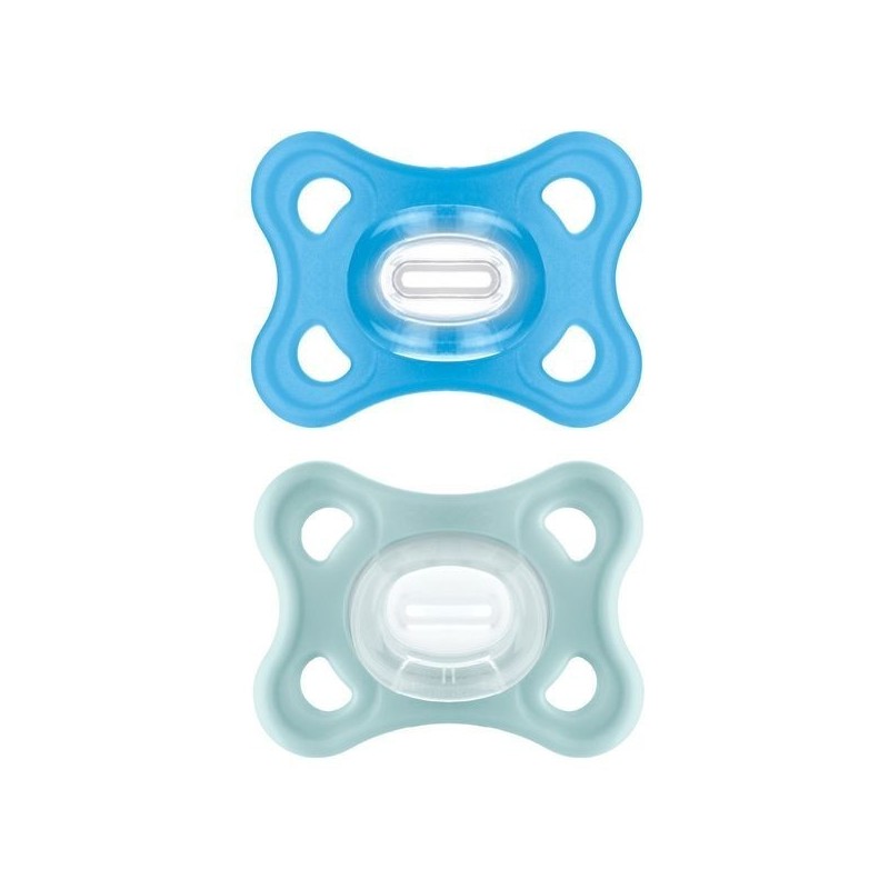 Mam comfort succhietto 2-6 mesi silicone confezione doppia maschio