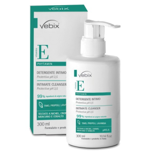 Vebix phytamin e detergente intimo protettivo ph 3,5 300 ml