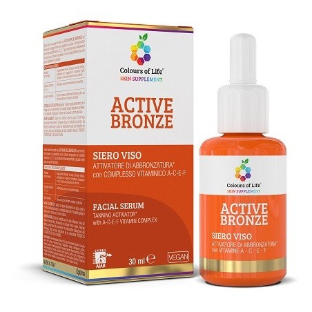 Colours of life active bronze siero viso 30 ml