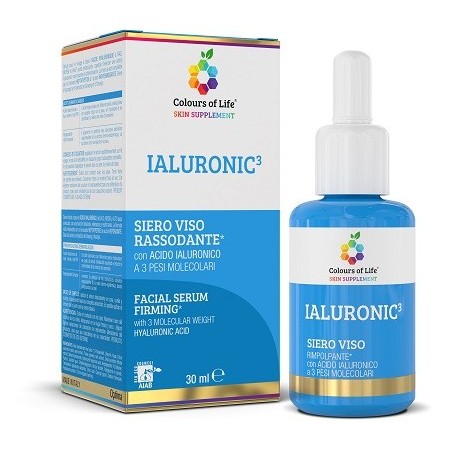 Colours of life ialuronics siero viso 30 ml Colours of life ialuronics siero viso 30 ml