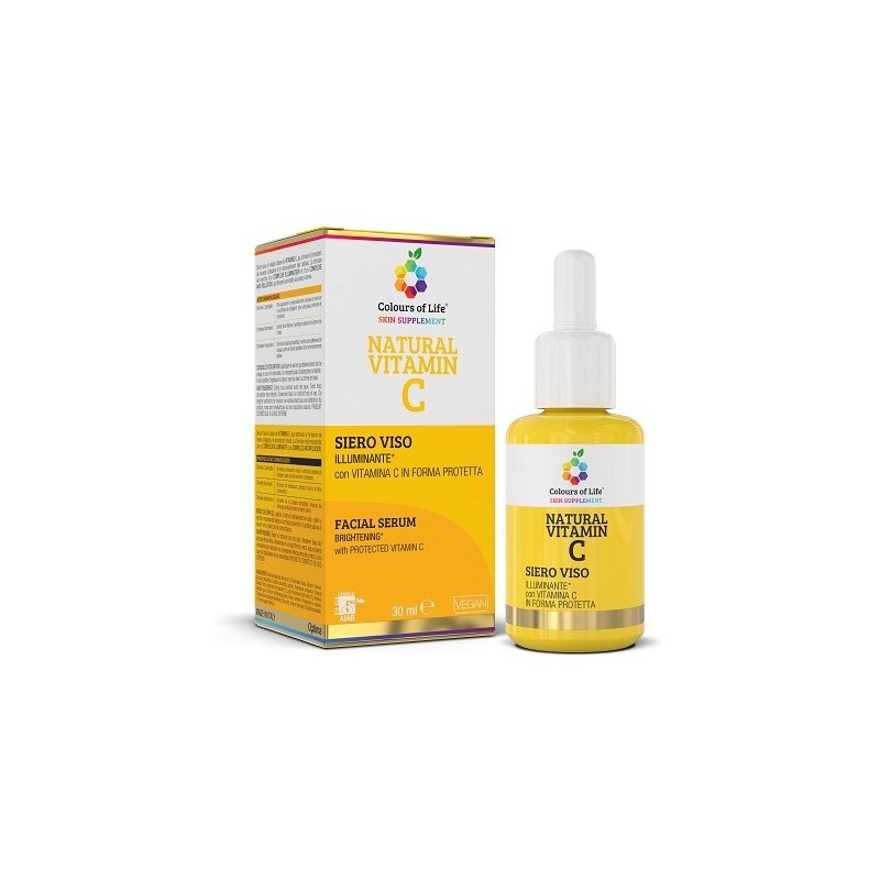 Colours of life natural vitamin c siero viso 30 ml