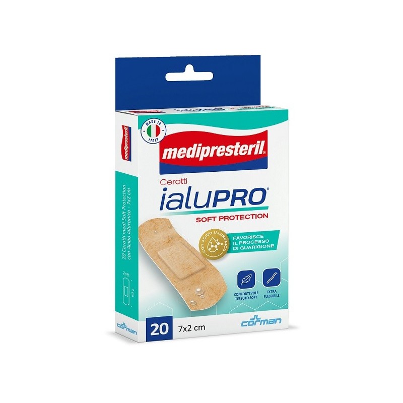 Medipresteril cerotti ialupro soft protection medi 7x2cm 20pezzi