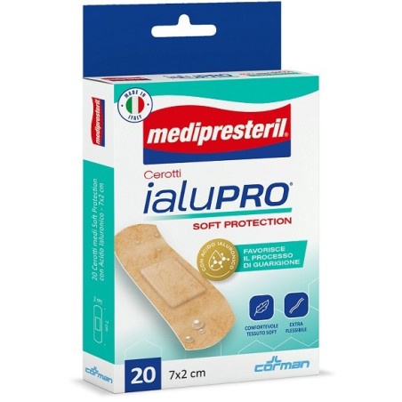 Medipresteril cerotti ialupro soft protection medi 7x2cm 20pezzi