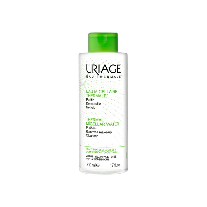 Uriage eau micellaire thermale pelli miste grasse flacone 500 ml