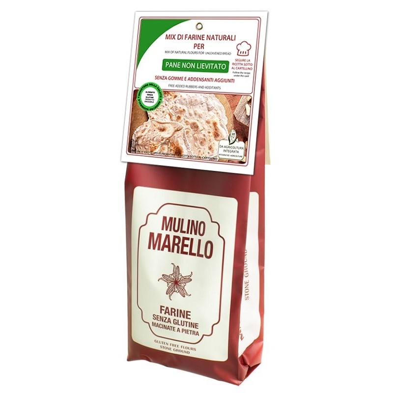 Mix farine naturali pane non lievitato 500 g Mix farine naturali pane non lievitato 500 g