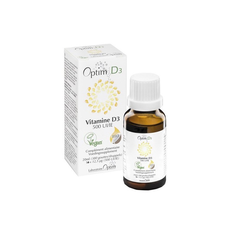Optim d3 vitamina vegetale 500ui gocce 20 ml