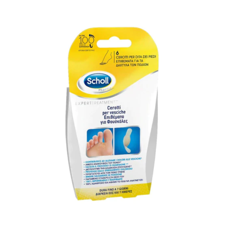 Cerotto scholl vescica dita piede 6 pezzi