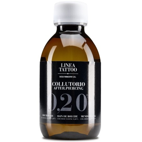 Tattoo collutorio after piercing 0,20% clorexidina 200 ml Tattoo collutorio after piercing 0,20% clorexidina 200 ml
