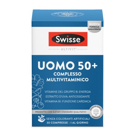 Swisse multivitaminico uomo 50+ 30 compresse