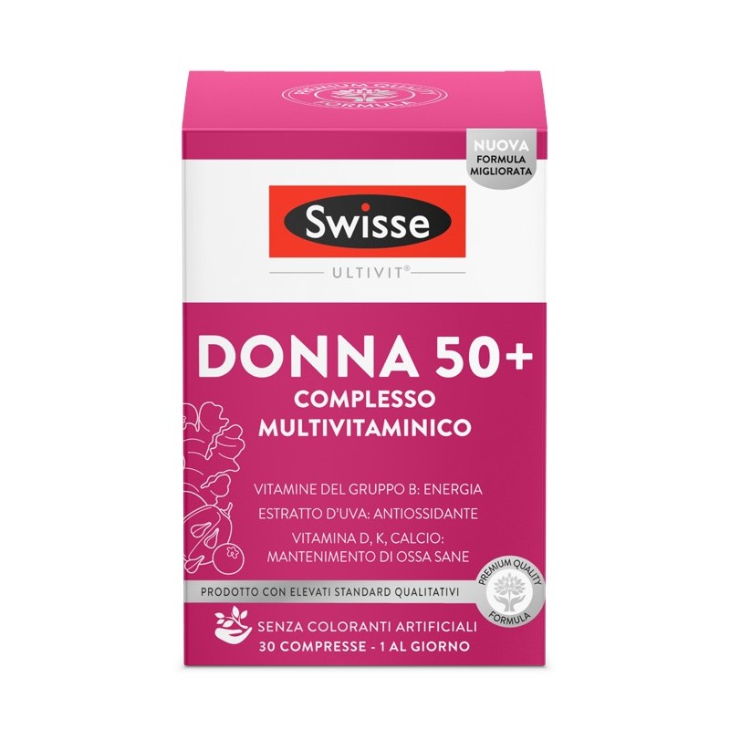 Swisse multivitaminico donna 50+ 30 compresse