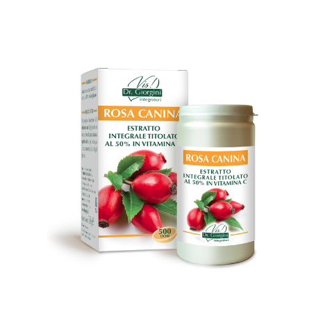 Rosa canina estratto integrale titolato polvere 100 g