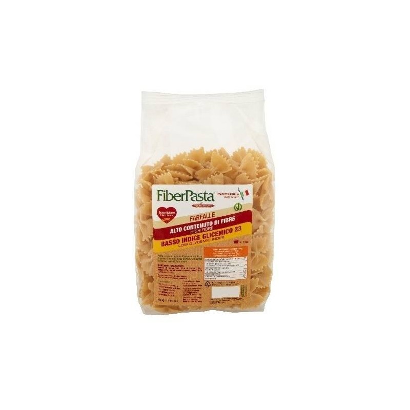 Fiberpasta farfalle basso indice glicemico 400 g Fiberpasta farfalle basso indice glicemico 400 g