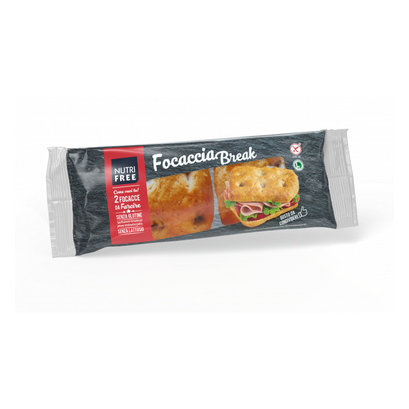 Nutrifree focaccia break 2 pezzi da 85 g