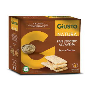 Giusto senza glutine panleggero all'avena 6 confezioni da 25g