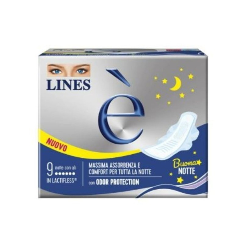 Lines e' notte carry pack 9 pezzi