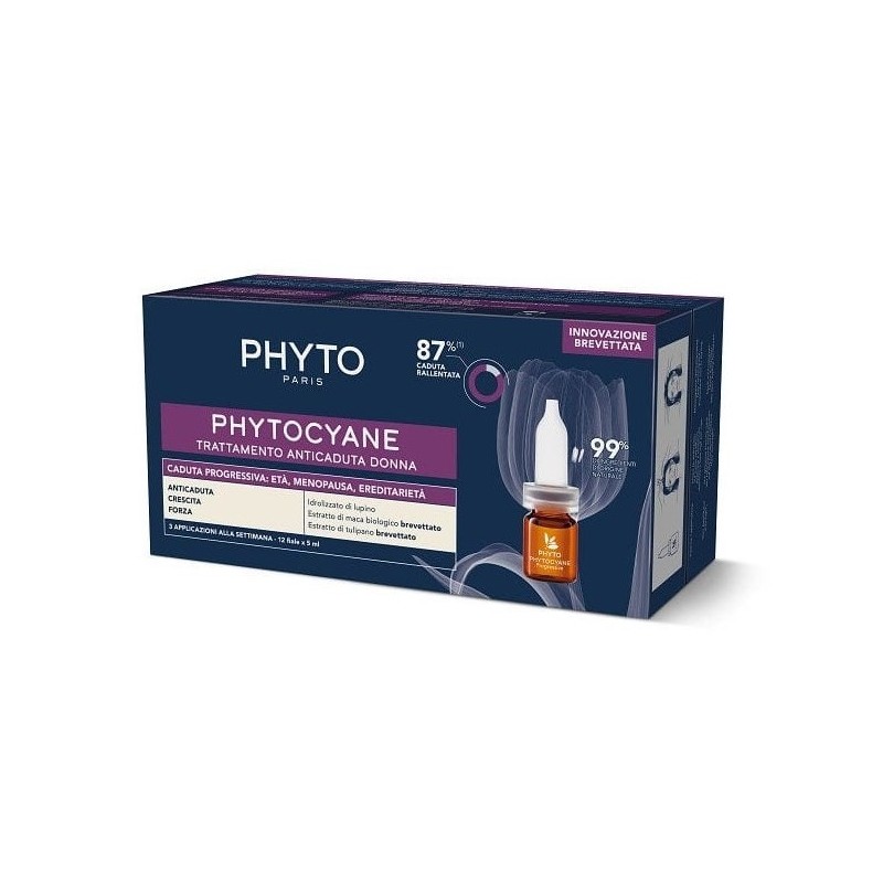 Phytocyane fiale donna caduta progressiva 12 fiale da 5 ml
