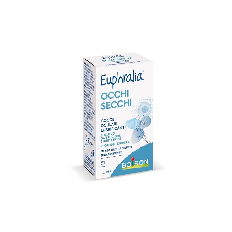 Gocce ocualri lubrificanti euphralia occhi secchi 10 ml