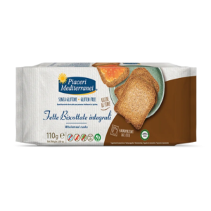Piaceri mediterranei fette biscottate integrali 110 g