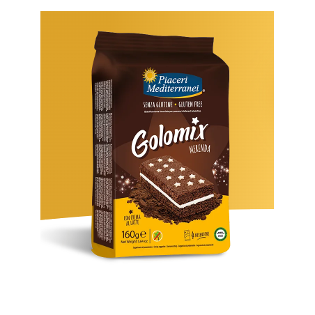 Piaceri mediterranei golomix merenda 4 pezzi da 40 g