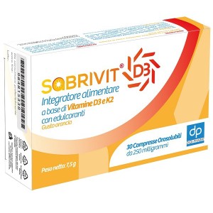 Sabrivit d3 30 compresse orosolubili gusto arancia