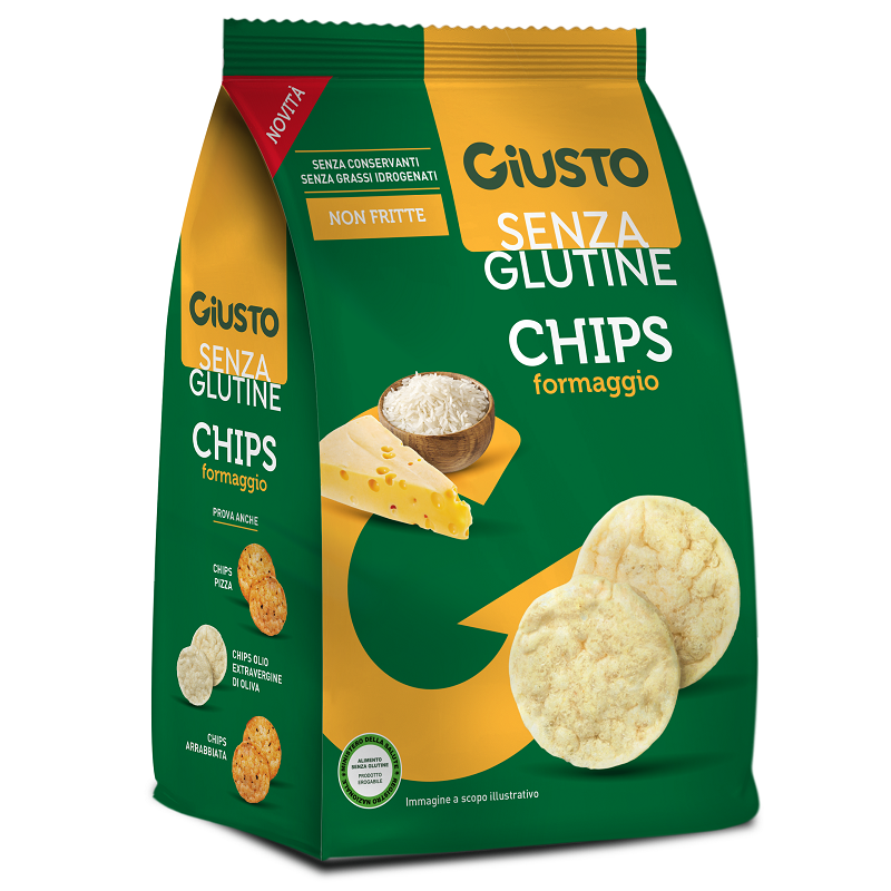 Giusto senza glutine chips formaggio 40 g