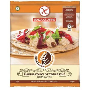 Riccione piadina con olive taggiasche 250 g