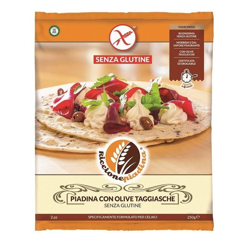 Riccione piadina con olive taggiasche 250 g