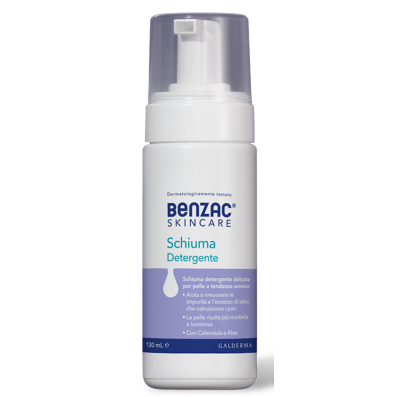Benzac skincare schiuma detergente 130 ml