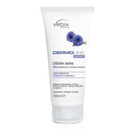 Vebix dermoline crema mani fiordaliso 100 ml