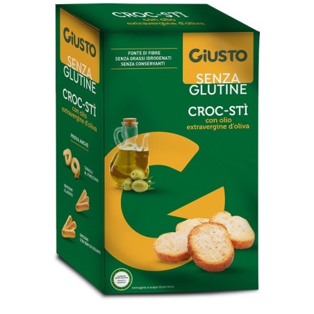 Giusto senza glutine croc-sti' con olio extravergine d'oliva100 g