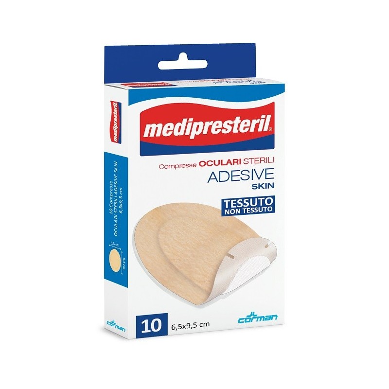 Medipresteril compressa oculare adesive skin 10 pezzi