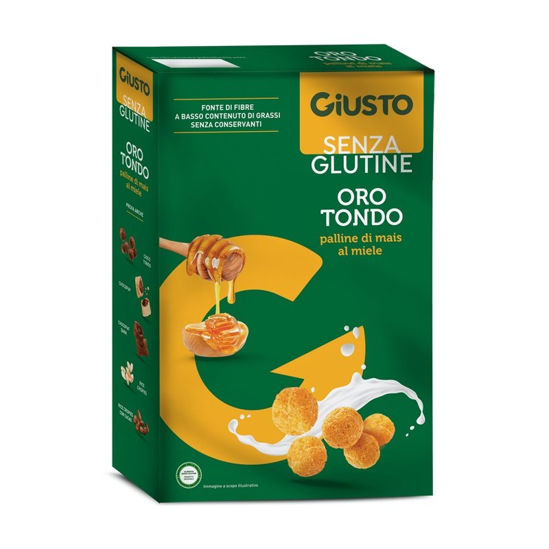 Giusto senza glutine oro tondo miele 250 g