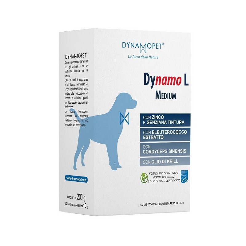 Dynamo l medium 20 bustine da 10 g
