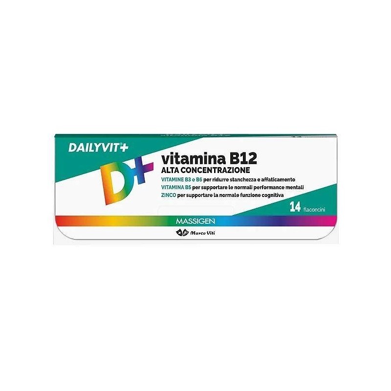 Massigen vitamina b12 alta concentrazione 14 flaconcini