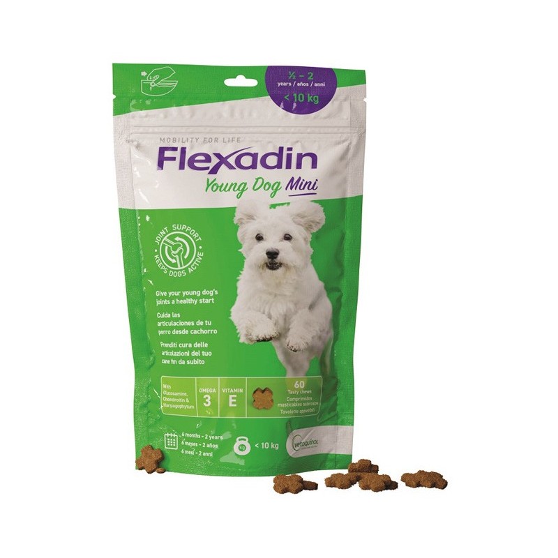 Flexadin young dog mini 60 tavolette appetibili