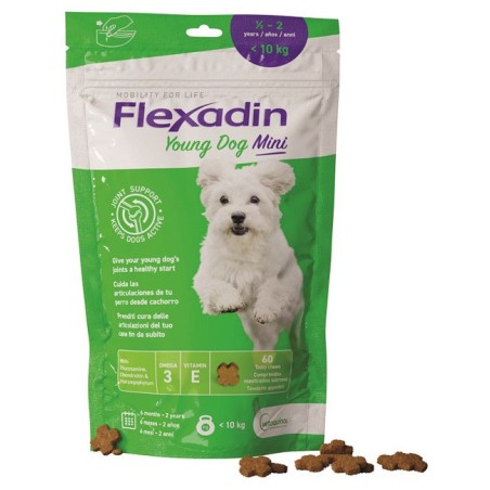 Flexadin young dog mini 60 tavolette appetibili