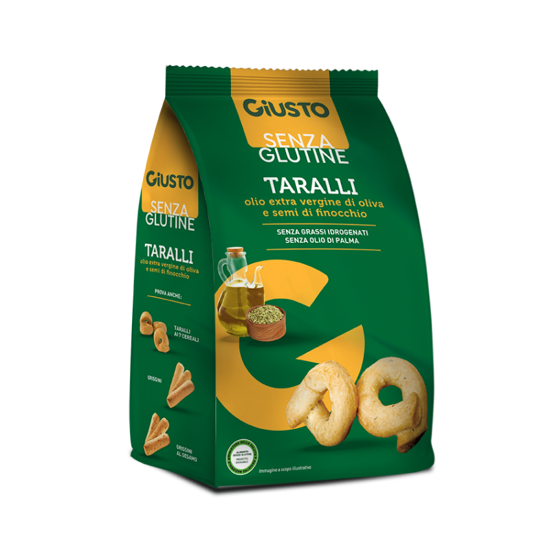 Giusto senza glutine taralli finocchio 175 g