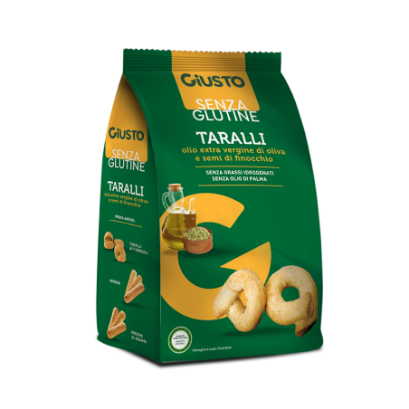 Giusto senza glutine taralli finocchio 175 g