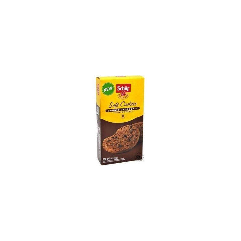 Schar soft cookie double chocolate 210 g